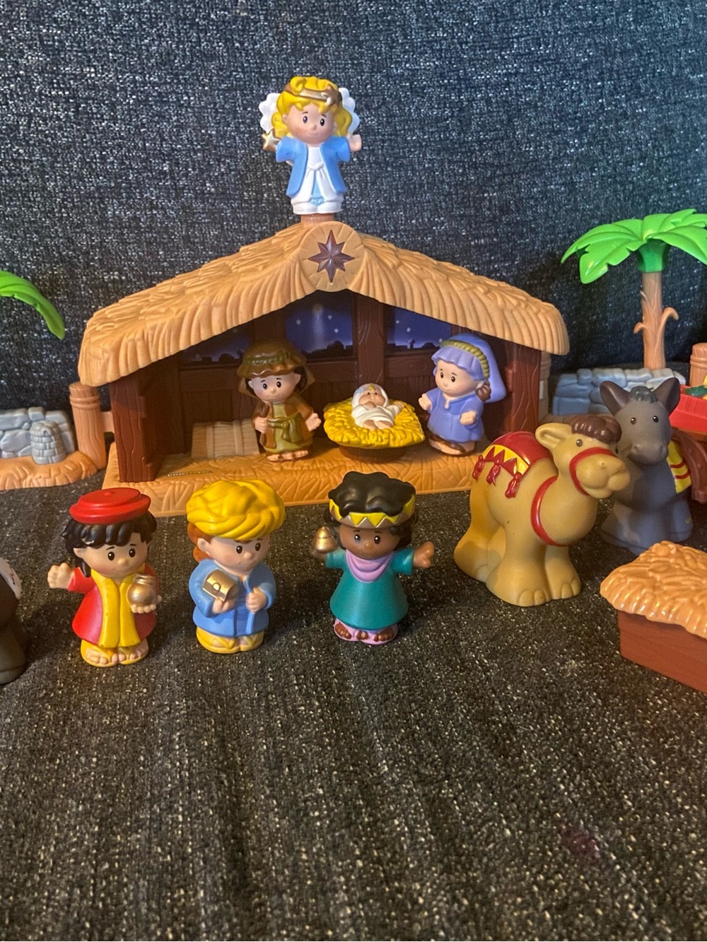 Fisher-Price Christmas Nativity Playset with Figures